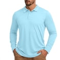 thumbnail image 1 of BRGZLK Breathable Long Sleeve Sun Protection Shirt For Men Lightweight Quick Dry For Summer Outdoor Activities Casual Wear Fishing Hiking Beach Adventures, 1 of 5