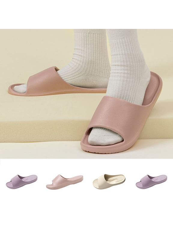 EVA Arch Support Massage Slippers For Women Summer Home Bathroom Non Slip Breathable Ergonomic Comfortable Indoor Outdoor Casual