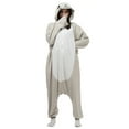 thumbnail image 1 of BRGZLK Fleece Onesies for Women Men Couple Warm Fluffy Pyjamas Teddy Hooded Onesie Cute Animal Pajamas Winter Plush Hooded Flannel One Piece Jumpsuit Sleepwear Size 8-22, 1 of 1