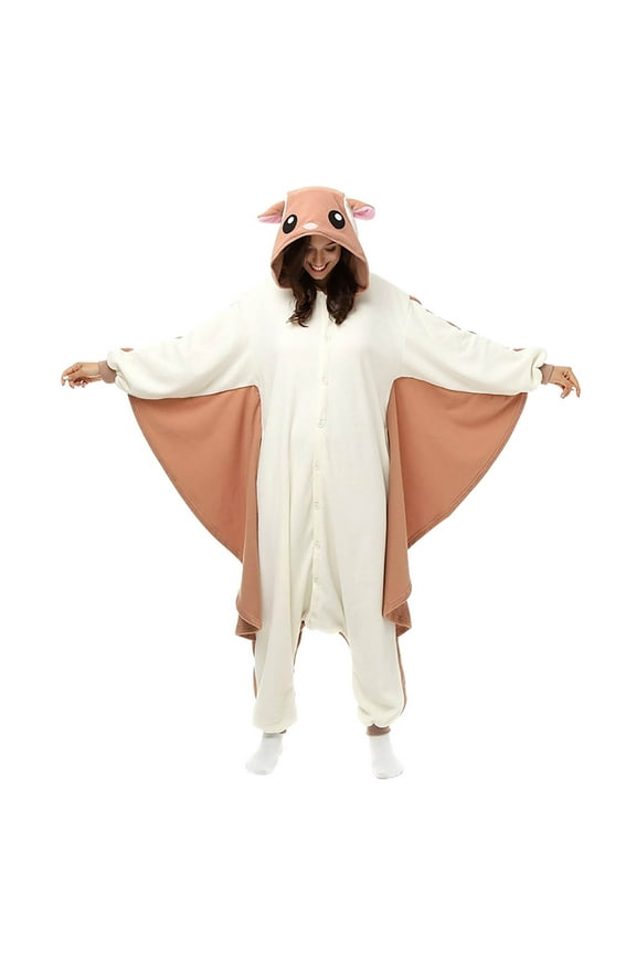 Fleece Onesies for Women Men Couple Warm Fluffy Pyjamas Teddy Hooded Onesie Cute Animal Pajamas Winter Plush Hooded Flannel One Piece Jumpsuit Sleepwear Size 8-22