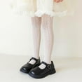 thumbnail image 1 of BRGZLK Girls Lace Stockings Summer Thin Hollowed Fishnet Stockings for Dance Beige 0-4 Years, 1 of 4