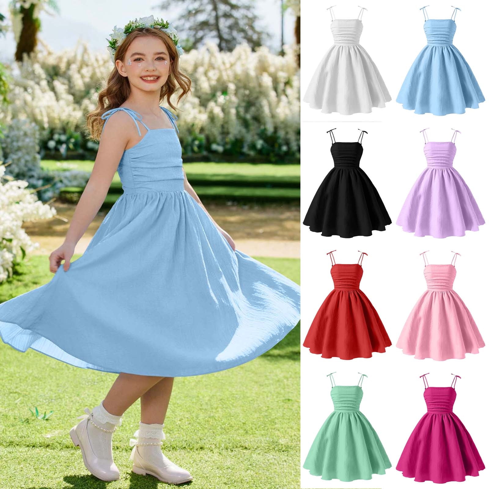 brgzlk-girls-spaghetti-strap-dress-for-kids-casual-summer-wear-party