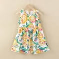 thumbnail image 1 of BRGZLK Girls Summer Tank Dress 2026 Toddler Floral Pattern Print Soft Comfortable Swing Beach Sundress Birthday Party Cotton Dresses Orange 18-24 Months, 1 of 5