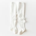 thumbnail image 1 of BRGZLK Infant Baby Girls Cotton Tights Autumn Sweet Cute Bow Princess Pantyhose Toddler Soft Cozy Stocking Trousers Kids Classic Leggings Socks White 12-24 Months, 1 of 3