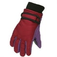 thumbnail image 1 of BRGZLK Kids Ski Gloves Riding Waterproof Snow Ski Gloves Warm Windproof Adjustable Boys Girls Outdoor Mittens for Cold Weather 2-5 Years C One Size, 1 of 2