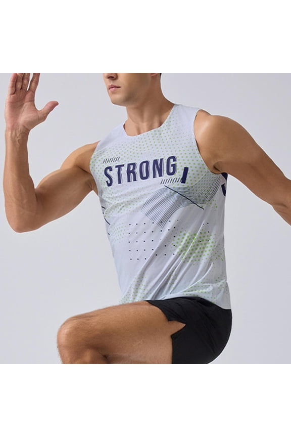 Men's Tank Tops Seamless Running Ultra Lightweight Marathon Singlets Breathable Race Vests Quick Dry Sleeveless Shirt