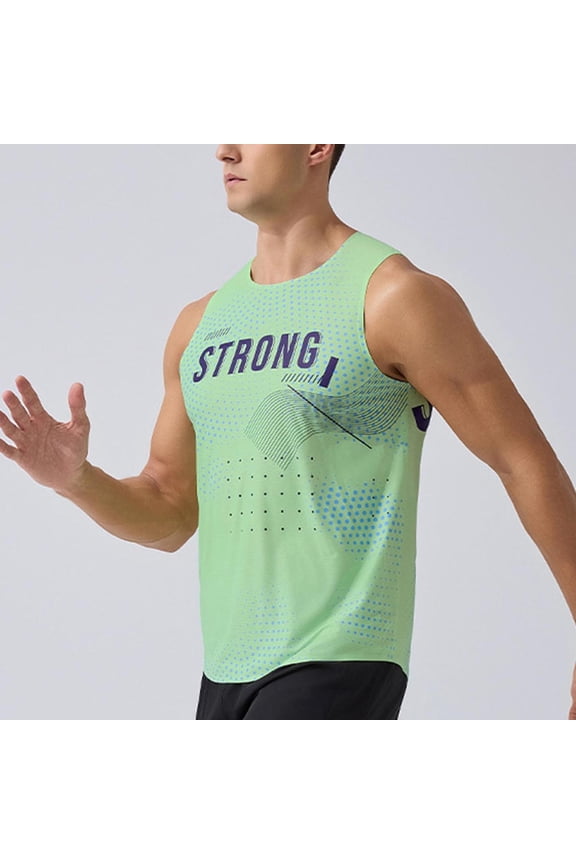 Men's Tank Tops Seamless Running Ultra Lightweight Marathon Singlets Breathable Race Vests Quick Dry Sleeveless Shirt