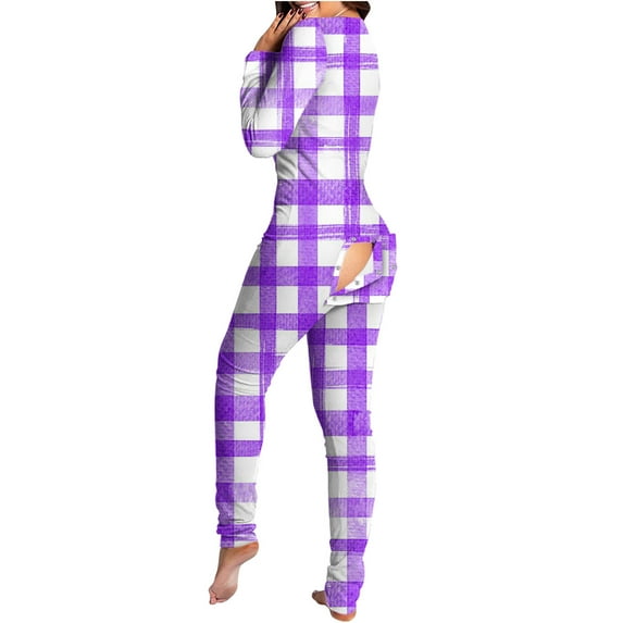 BRGZLK Onesies for Women Ladies Onesie Hooded Pyjamas Winter Warm Plush Flannel Jumpsuit Funny Novelty Animal Pajamas Playsuit Loungewear Size 8-16