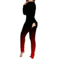 thumbnail image 1 of BRGZLK Onesies for Women Ladies Onesie Hooded Pyjamas Winter Warm Plush Flannel Jumpsuit Funny Novelty Animal Pajamas Playsuit Loungewear Size 8-16, 1 of 6