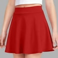 thumbnail image 1 of BRGZLK Pleated Tennis Skirts for Girls Summer Casual Flowy High Waist Golf Athletic Sports Mini Skirt Kids Girls Flared Outfit Skirts Red 11-12 Years, 1 of 6
