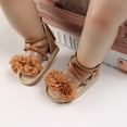 thumbnail image 1 of BRGZLK Summer New Rose Children's Shoes Baby Walking Shoes Flat Soft Soled Baby Girls Sandals, 1 of 7