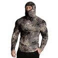 thumbnail image 1 of BRGZLK Sun Jacket for Men Summer Print Long Sleeve Sun Protection Shirt Soft Lightweight Breathable Slim Fit Quick Dry Hooded Pollover Top J XL, 1 of 6