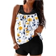 thumbnail image 1 of BRGZLK Tankini Swimsuits For Women Modest Vacation Boho Printed 2 Piece Bathing Suits Swimwear with Shorts Beach, 1 of 4