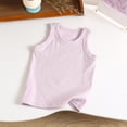 thumbnail image 1 of BRGZLK Toddler Baby Boys Tank Tops Solid Color Kids Boys Summer Lightweight Soft Breathable Basic Cotton Athletic Undershirts T-Shirts Vest,Outerwearable Purple 10-11 Years, 1 of 5