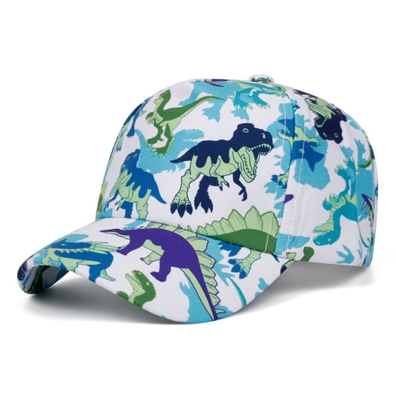 BRGZLK Toddler Baseball Hats Summer 2026 Funny Print Sun Protection Adjustable Washed Golf Casual Caps for Vacation Beach Blue 2-6Y