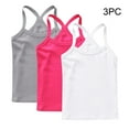 thumbnail image 1 of BRGZLK Toddler Kids Tank Tops Boys Girls Trendy Cute Solid Color Soft Sleeveless Cotton Bottom Camisoles 3-Pack Multicolor 12-24 Months, 1 of 8