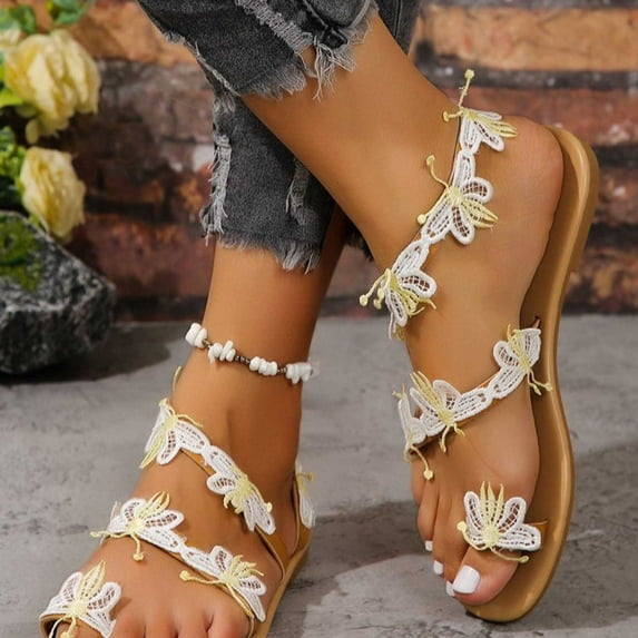 BRGZLK Top Sandals for Women Summer Vintage Casual Fish Mouth Open Toe,Women's Summer Size Wedge Fish Mouth Roman Sandals