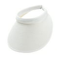 thumbnail image 1 of BRGZLK Women Covered Slip-On Visor Trendy Wide Brim Sun Protection Cap Golf Tennis Running Sports Sun Visors for Men and Women White Free Size, 1 of 2