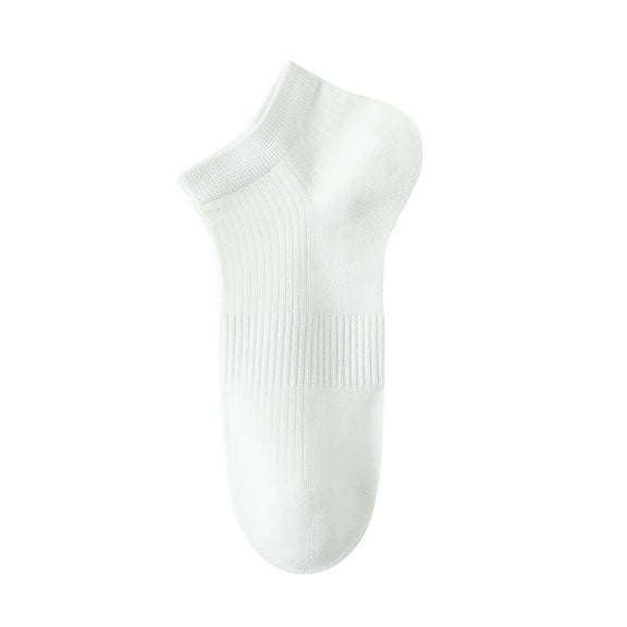 BRGZLK Women Simple Thin Comfort Breathable Solid Color Short Tube Casual Socks Warm Cozy Fall Winter Socks White One Size