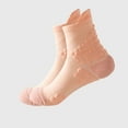 thumbnail image 1 of BRGZLK Women Winter Socks Solid Color Odor Resistant Professional Athletic Socks Summer Moisture Wicking Anti Slip Crew Socks Pink One Size, 1 of 4
