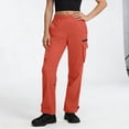 thumbnail image 1 of BRGZLK Women's Cargo Hiking Pants Tactical Lightweight Breathable Ripstop Upf 50+Water Resistant Quick Dry with Pockets, 1 of 7