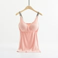 thumbnail image 1 of BRGZLK Women's Maternity Tops Casual Fashion Solid Color Comfortable Breathable Sleeveless Nursing Camisole V-neck Modal Tank Top Orange XXL, 1 of 3