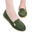 thumbnail image 1 of BRGZLK Women's Shallow Mouth Beans/Flat Heel/One Foot Lazy/Work Shoes Women Shoes Large Flat Sole Lefu Shoes Single Shoes Small Leather Shoes Sparks Casual Shoes, 1 of 1