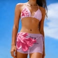 thumbnail image 1 of BRGZLK Womens Bikini Sets 3 Piece Swimsuits Fashion Split High Waisted Tight-Fitting Bathing Suit, 1 of 7