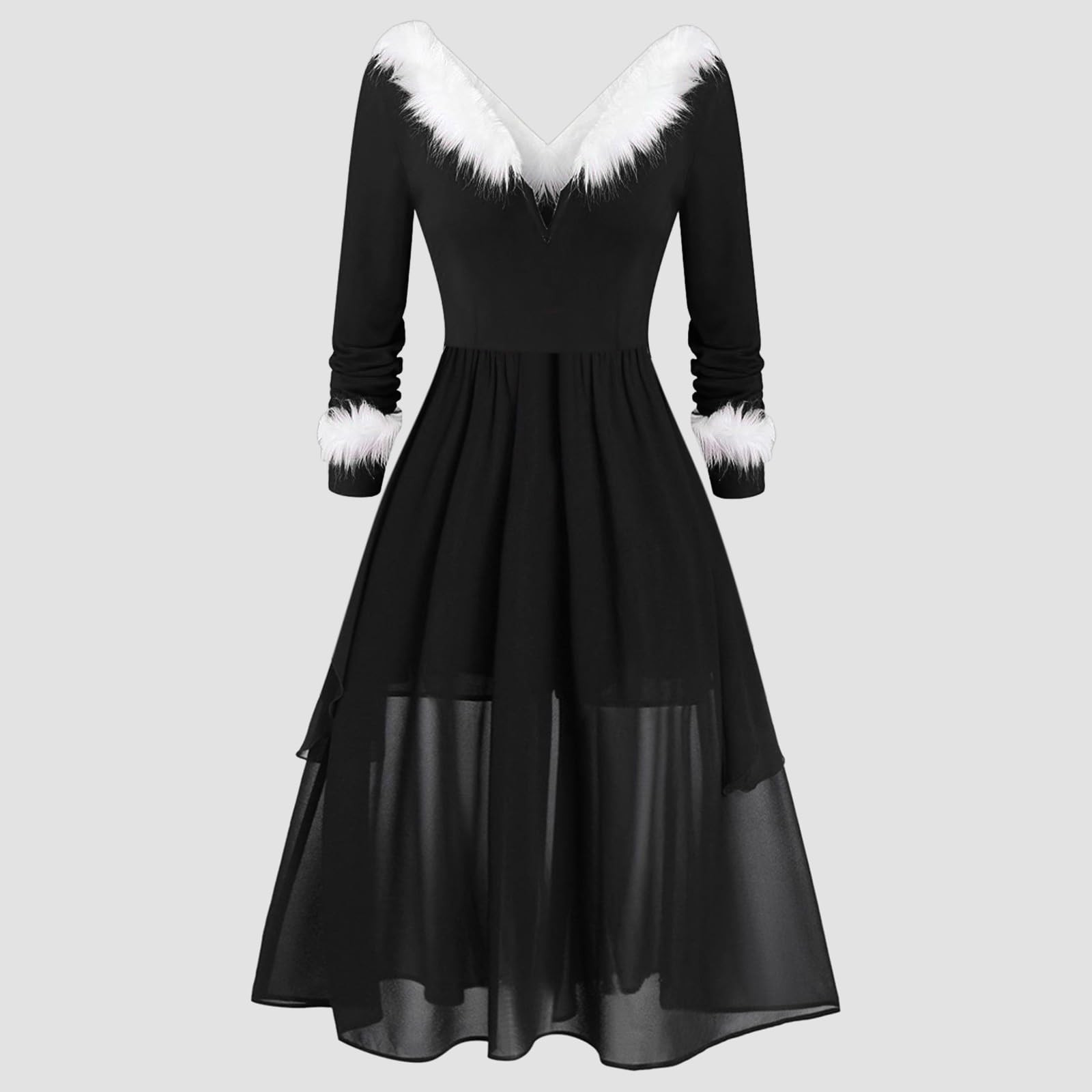 velvet christmas party dress Red JENNIE  MYAN ATELIER Crafted in rich velvet ClodeEU Women's Sequin Long Sleeve
