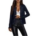 thumbnail image 1 of BRGZLK Womens Sequin Short Jackets Stand Up Collar Long Sleeve Cardigan Coat Glitter Blazer Casual Trendy Slim Fit Coat Party Clubwear Black XL, 1 of 4