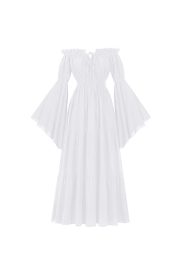 Winter White Dresses for Women and Girls
