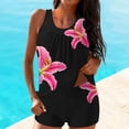 thumbnail image 1 of BRGZLK Womens Tankini Swimsuit Two Piece 2026 Modest Tummy Control Floral Swim Tank Top and High Waisted Boyshorts Bathing Suits, 1 of 5