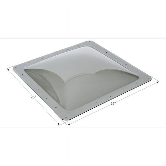 BRI-RUS SPEC SL2222S 22 x 22 In. Skylight- Smoke
