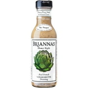 BRIANNAS Home Style Real French Vinaigrette Salad Dressing, Sugar-Free, 12 fl oz