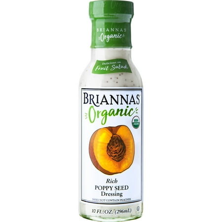 BRIANNAS Organic Rich Poppy Seed, 10 fl oz