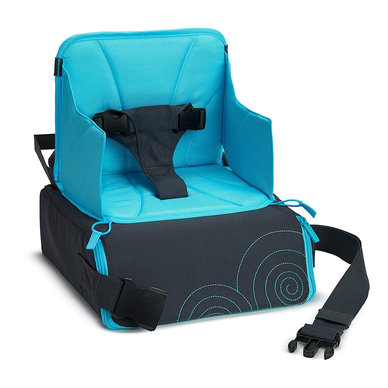 Munchkin Brica Go Boost Toddler Booster Seat, Blue/Gray, Unisex