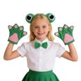 thumbnail image 1 of BRICH Headband Gloves Tie Outfits,3 Piece Dark Green1 One Size, 1 of 4