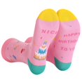 thumbnail image 1 of BRICH Funny Socks for Women Easter Bunny & Dog Mom Socks Fun Stocking Stuffers Pink One Size, 1 of 2