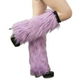 thumbnail image 1 of BRICH Fuzzy Leg Warmers for Women Heels Long Boots Cover Has Elasticity One Pair Boot Cover 30CM, 1 of 6