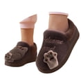 thumbnail image 1 of BRICH Kids Boy Girl Funny Fuzzy Shoes Warm Winter Indoor Slippers Plush on Bedroom House Shoes, 1 of 5