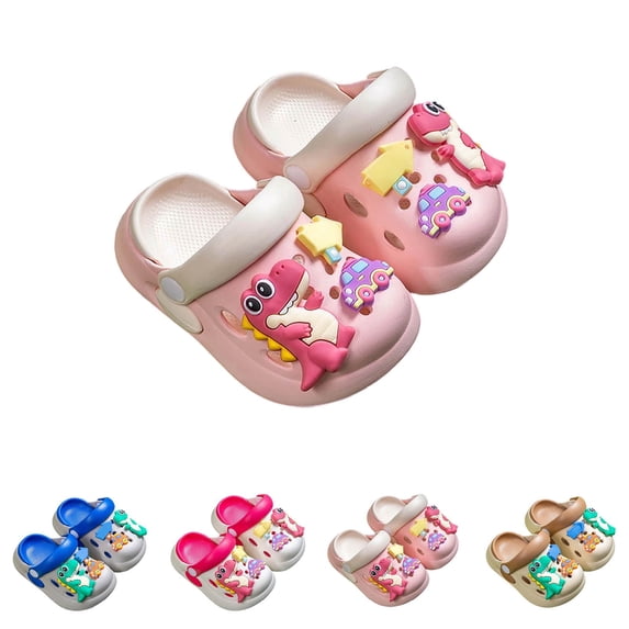 BRICH Kids Girls Boys Clogs Garden Shoes Toddler Beach Summer Slides Slippers Indoor Outdoor Children Water Shower Pool Sandals