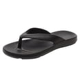 thumbnail image 1 of BRICH Orthopedic Sandals for Women Arch Support Recovery Flip Flops Pillow Soft Summer Beach Shoes Black 9.5, 1 of 7