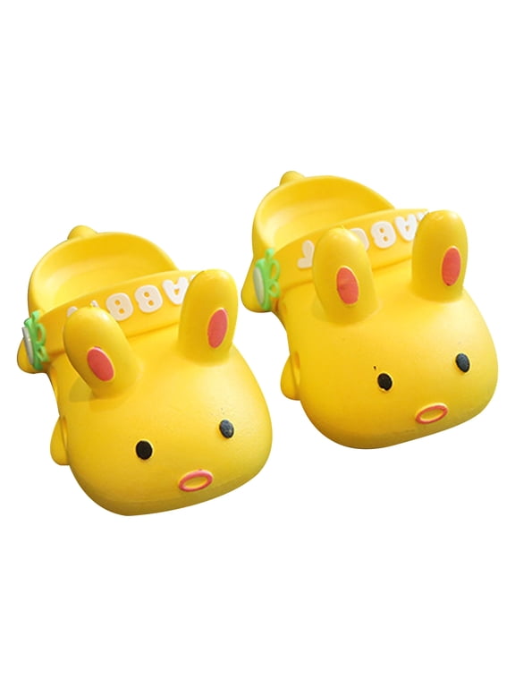 Slippers Clogs Mules for Girls Cute Bunny Summer Shower Slippers Non- Beach Shoes Soft Durable Footwear
