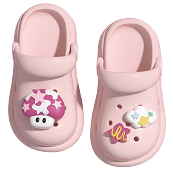 BRICH Toddler Garden Clogs Boys Girls on Shoes Summer Lightweight Outdoor Slides Sandals Baby Children Beach Pool Shoes