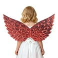 thumbnail image 1 of BRICH Wings for Kids Feather Wings Outfits for Performance Dance Play Red One Size, 1 of 4