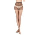 thumbnail image 1 of BRICH Women Control Top Pantyhose with Run Light Support Legs Sheer Tights, 1 of 4