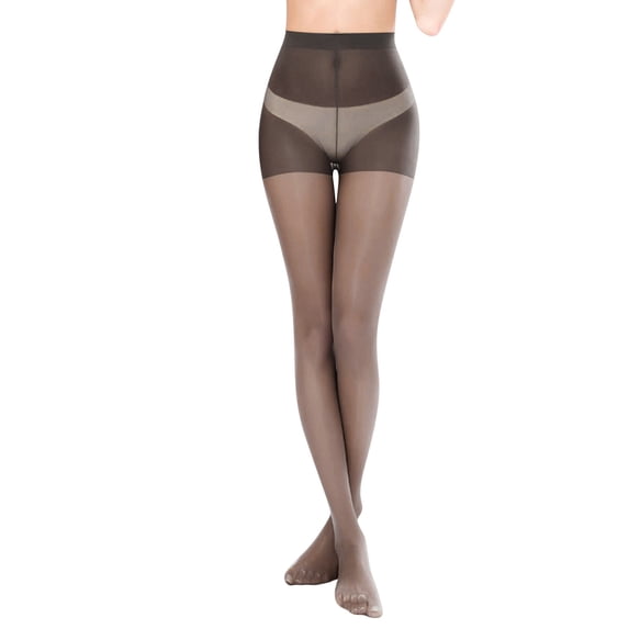 BRICH Women Control Top Pantyhose with Run Light Support Legs Sheer Tights