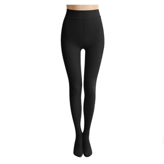 BRICH Women Lined Tights Control Top Tummy Pantyhose Opaque Warm Thermal Winter Stockings Plush High Waist Leggings