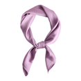 thumbnail image 1 of BRICH Women's Solid Color Square Neck Scarf Satin Hair Bandanas Handbags Scarf Purple One Size, 1 of 3
