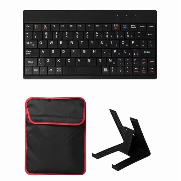 BRICK- 10'' Inch Tablet Sleeve Bag Case With Usb 2.0 Ultra Mini Keyboard & Tablet Stand